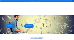 Desktop Screenshot of oemcontent.com